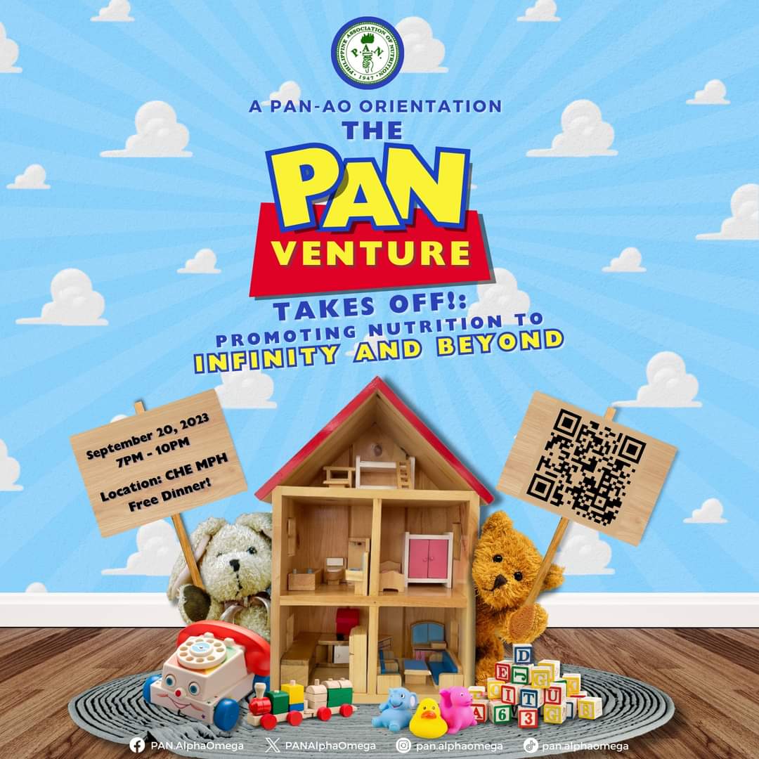 PANAlphaOmega's tweet photo. To PANfinity and beyond! 🚀🌟 

Put on your boots 🤠🐎 and spread your wings 🧑‍🚀👽 ‘cuz the Philippine Association of Nutrition - Alpha Omega Chapter has a rootin' tootin' good time in store for y’all nutrition enthusiasts out there. ✨ https://t.co/ttfYpoMCke