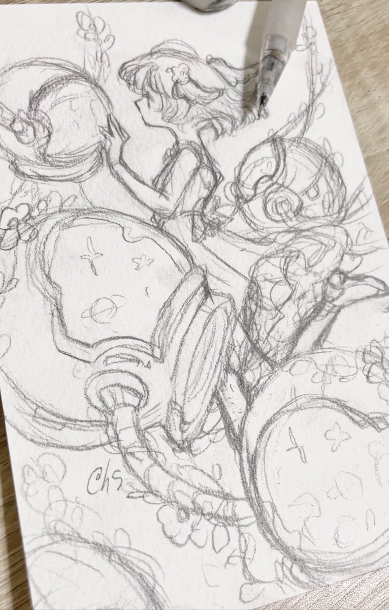 現在の下絵たち✏️

#すみれのアとり絵 