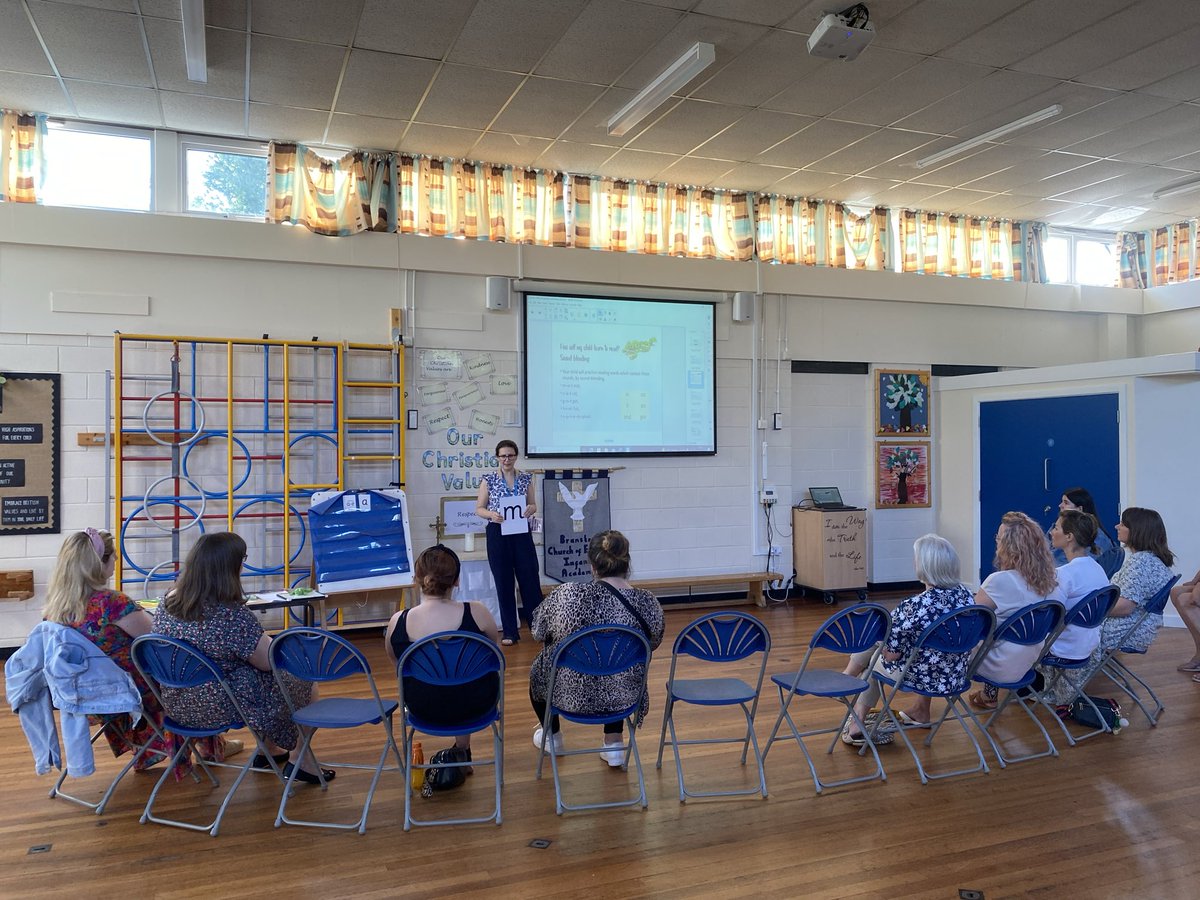 BranstonInfant1's tweet photo. Great to see lots of families at our #PhonicsWorkshop this morning as our Little Owls start their phonics journey with us. Our #virtual session for families who couldn’t make it will be live on Class Dojo later today!#MakingAStrongStart #EveryChildAReader @RuthMiskinEdu https://t.co/gEa0011VrH