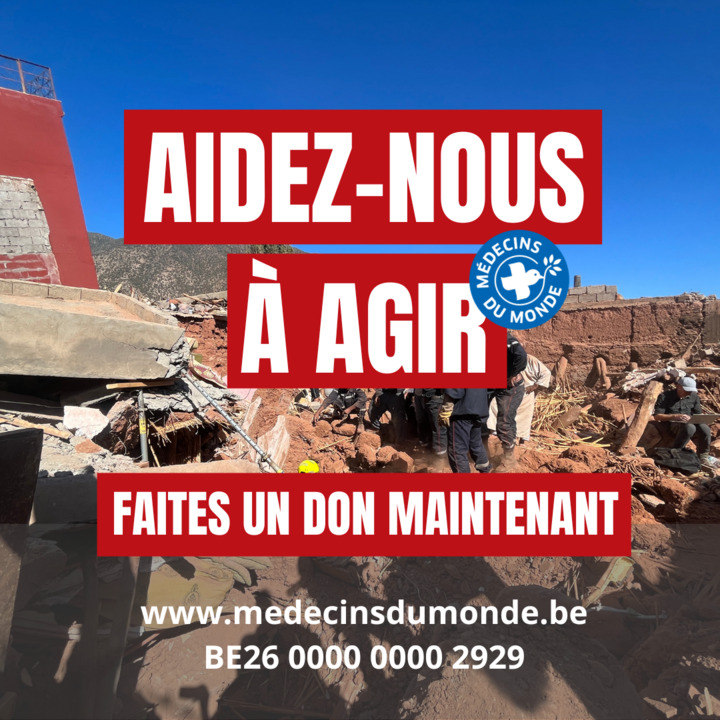🔴Aidez-nous à soutenir nos partenaires de terrain au #Maroc ! 

Médecins du Monde est présente au Maroc depuis 10 ans. Elle se mobilise pour venir en aide à la population marocaine victime du #tremblement de terre. 

👉bit.ly/3PeFl9V