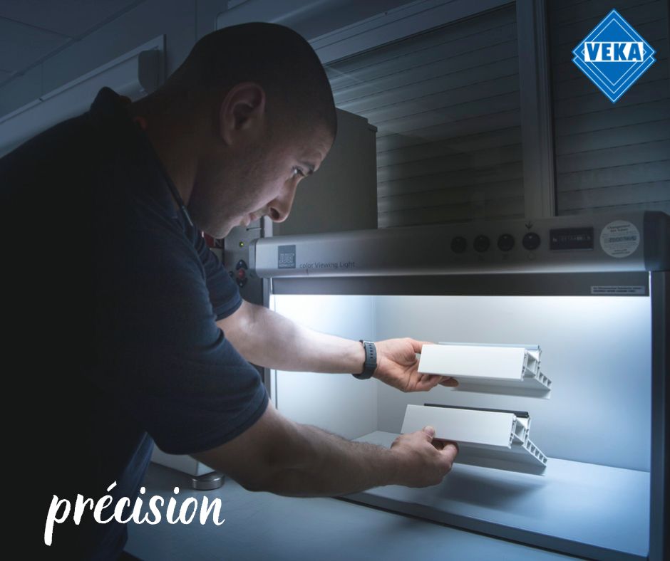 VekaFrance's tweet photo. Chez #VEKA, nous intégrons dans notre process de fabrication des profilés #PVC à l'#extrusion de nombreux contrôles qualité : 🔵aspects, 🔵couleurs, 🔵brillance, 🔵géométrie, 🔵gabarits fonctionnels, 🔵compression des joints, 🔵renforts...
#industrie #frenchfab #BTP https://t.co/SK4NR4xcZZ
