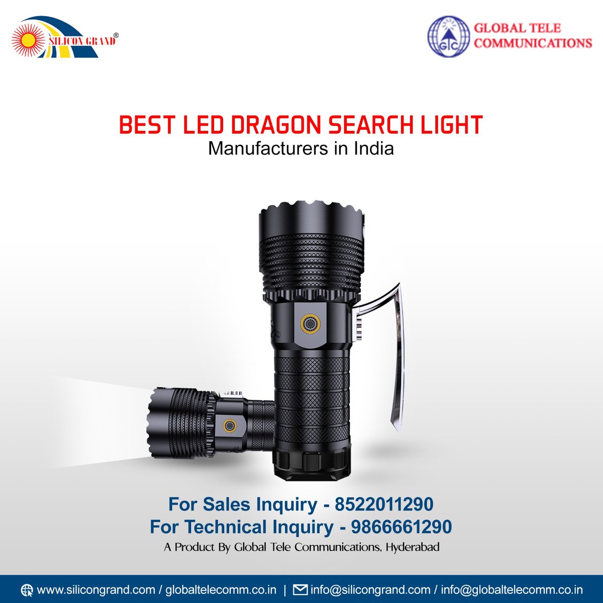 silicongrand's tweet photo. 𝐁𝐞𝐬𝐭 𝐋𝐄𝐃 𝐃𝐫𝐚𝐠𝐨𝐧 𝐒𝐞𝐚𝐫𝐜𝐡 𝐋𝐢𝐠𝐡𝐭 𝐌𝐚𝐧𝐮𝐟𝐚𝐜𝐭𝐮𝐫𝐞𝐫𝐬 𝐢𝐧 𝐈𝐧𝐝𝐢𝐚
Website: https://t.co/p0l0Xezzeu
Mobile: 9866661290
#LedSearchlightmanufacturersinahmedabad #LedSearchlightsuppliersinahmedabad #LedSearchlightinahmedabad #LedSearchlight #SearchLight https://t.co/ONNcmOctGz