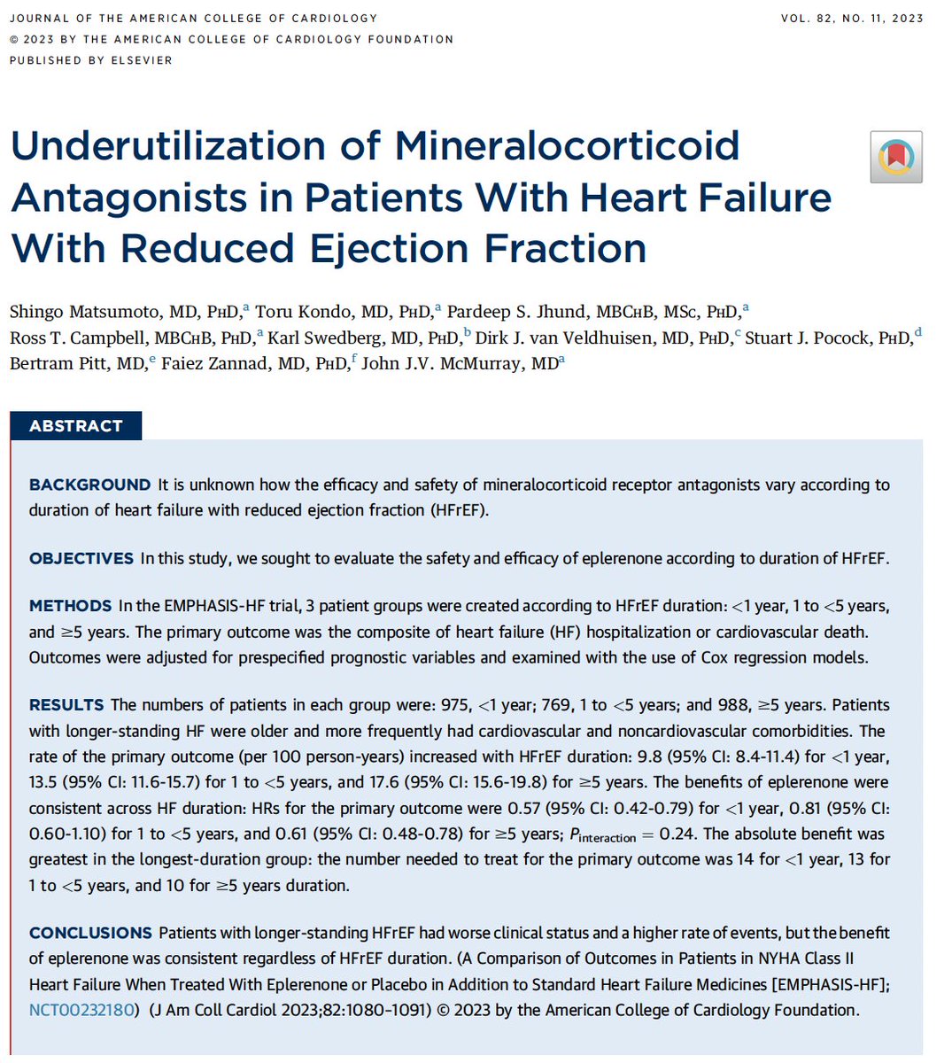 MondaEmanuele's tweet photo. Underutilization of Mineralocorticoid Antagonists in PatientsWith Heart Failure With Reduced Ejection Fraction

@JACCJournals 

https://t.co/hYkZnOgvhf https://t.co/yZbrEJrbhL