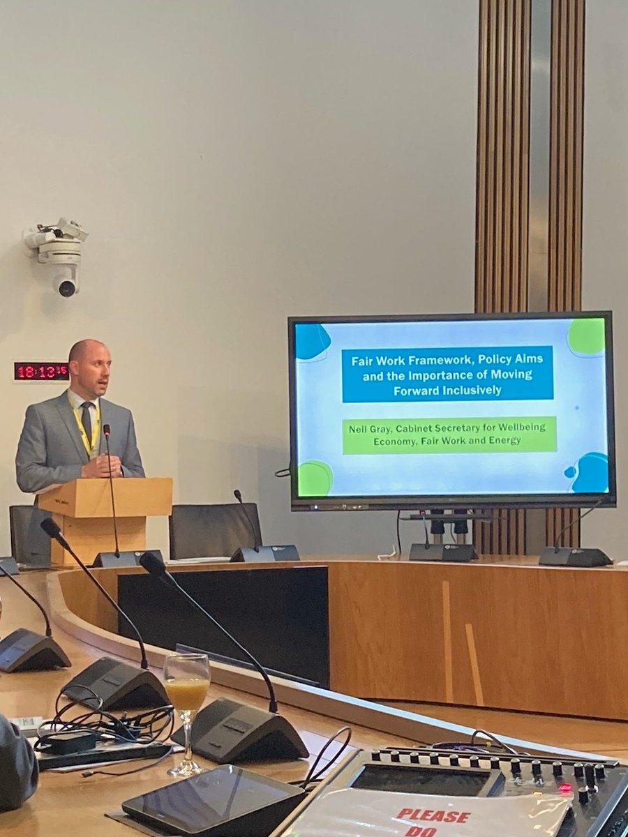 Access2Industry's tweet photo. Pleasure to attend @ScotParl's event w/ @IntoWork57 on how to make the workplace fair for Scotland-based autistic employees. 

🙏 to speakers @neilcgray, @HeriotWattUni researchers @katesang &amp; James Richards, Cath Brookes of Jerba Campervans, &amp; @intowork57's Autism Advisory Group https://t.co/K6d768BYSr