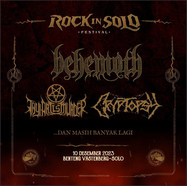 Legions of Indonesia !!!

It's been far too long, are you ready ?

We will see you at Rock In Solo Festival.

📸 SquirrelRocks