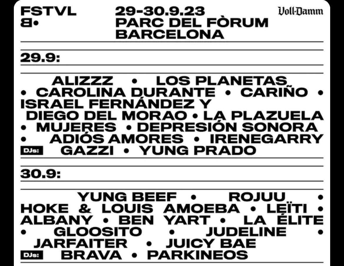 IreneFrancia's tweet image. Vendemos una o dos entradas para FSTIVAL B (Barcelona). Hablar por MD 
 #FSTVL #Barcelona 

Pd: agradezco difusión