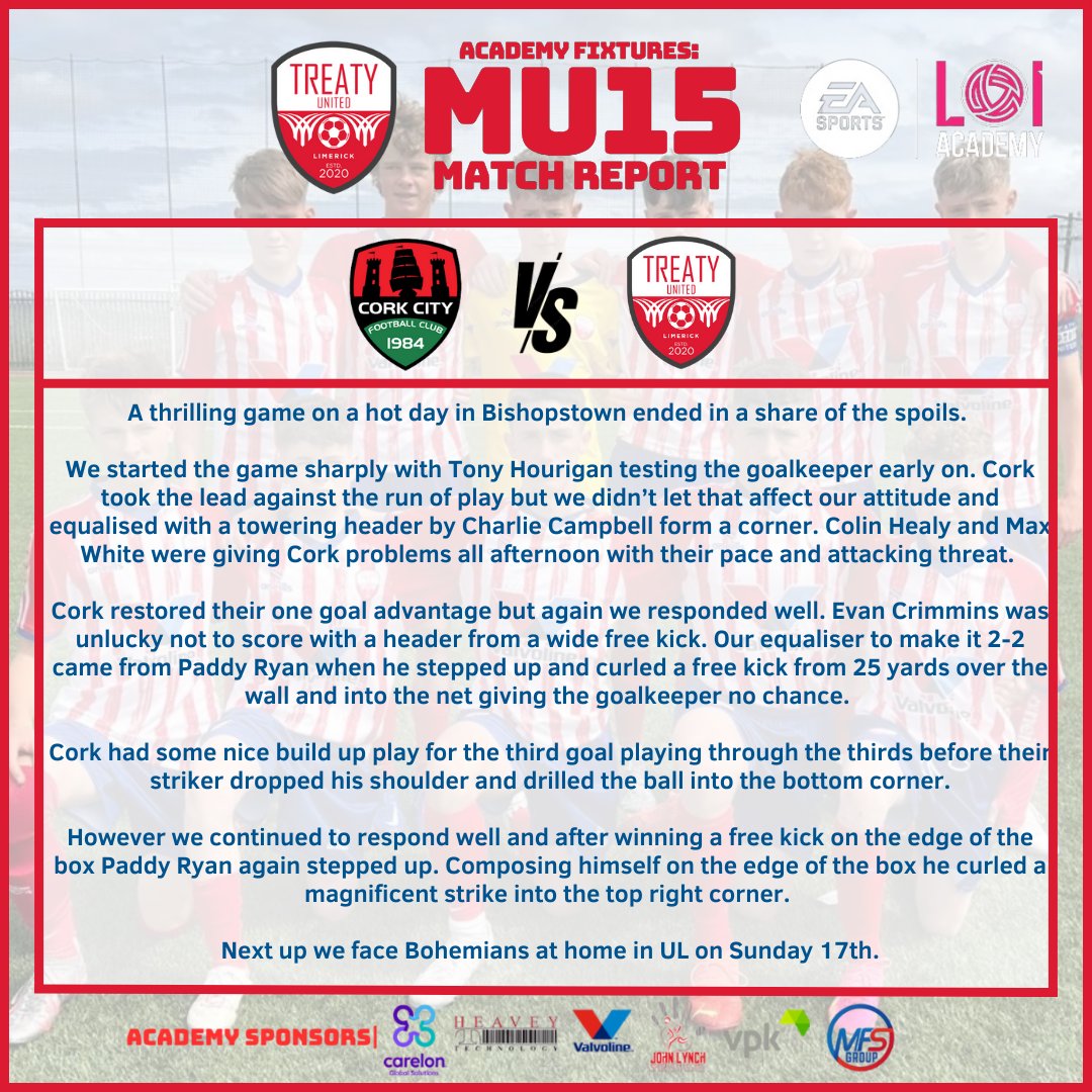 Treaty United FC Academy tweet media