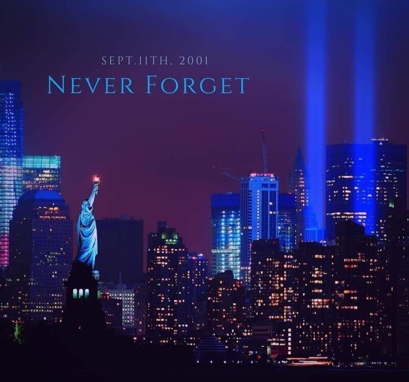 Today is the 22nd anniversary of “9/11,” the day when there were attacks on the United States World Trade Center in New York City.   Let us pray for all who lost family and friends on this very sad day. 🙏