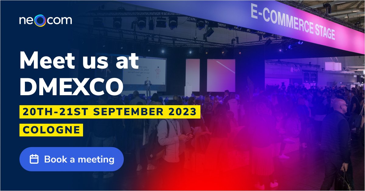 3 reasons to connect with Neocom at #DMEXCO:
- Digital advisors with smart algorithms match #customers with perfect products.
- Strategic #sales control for higher revenue.
- 24/7 dynamic guidance lead to better conversion rates #AOVs
Book a meeting now: hubs.la/Q021Lg_30