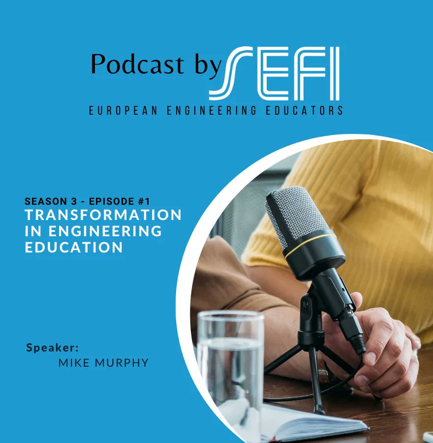 SEFI_HQ's tweet photo. The SEFI Podcast's 1st episode of Season 3 is online now! Join us as we dive deep into the evolution of engineering education, featuring an exclusive interview with Professor Mike Murphy, former SEFI president. Don't miss out on this incredible journey 👉 https://t.co/7V6LZA9mVf https://t.co/guUcNYOR3r