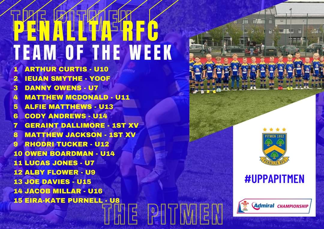 NWCURTIS's tweet photo. @penalltau @d_mrsw @MrsOwen14 A won man of the match on the weekend and has made the club's team of the week this week. Super proud! https://t.co/R2ofZlznBq