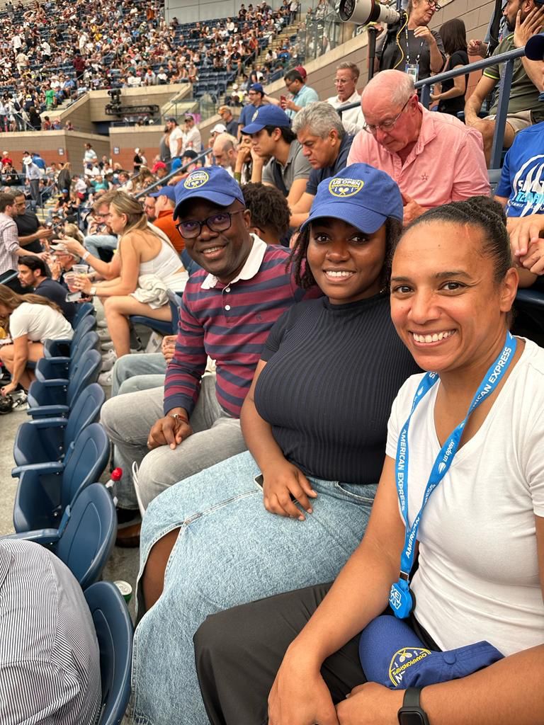 seyimakinde's tweet photo. We watched 19-year-old Coco Gauff and 37-year-old Novak Djokovic make history at this year’s US Open Women and Men’s Championships. Coco’s rise has been slow but steady, whilst Djokovic has remained tenacious. They both represent hard work, focus and determination. https://t.co/Qow4pev4Hw