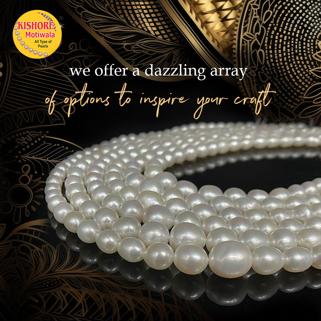 KishoreMotiwala's tweet photo. "Elevate your jewelry creations with the timeless beauty of pearls. As your trusted pearl supplier, we offer a dazzling array of options to inspire your craft. Let's create something extraordinary together! 💍✨

#PearlSupplier #JewelryArtistry #PearlPerfection #kishoremotiwala https://t.co/Tbqbt6qtAk