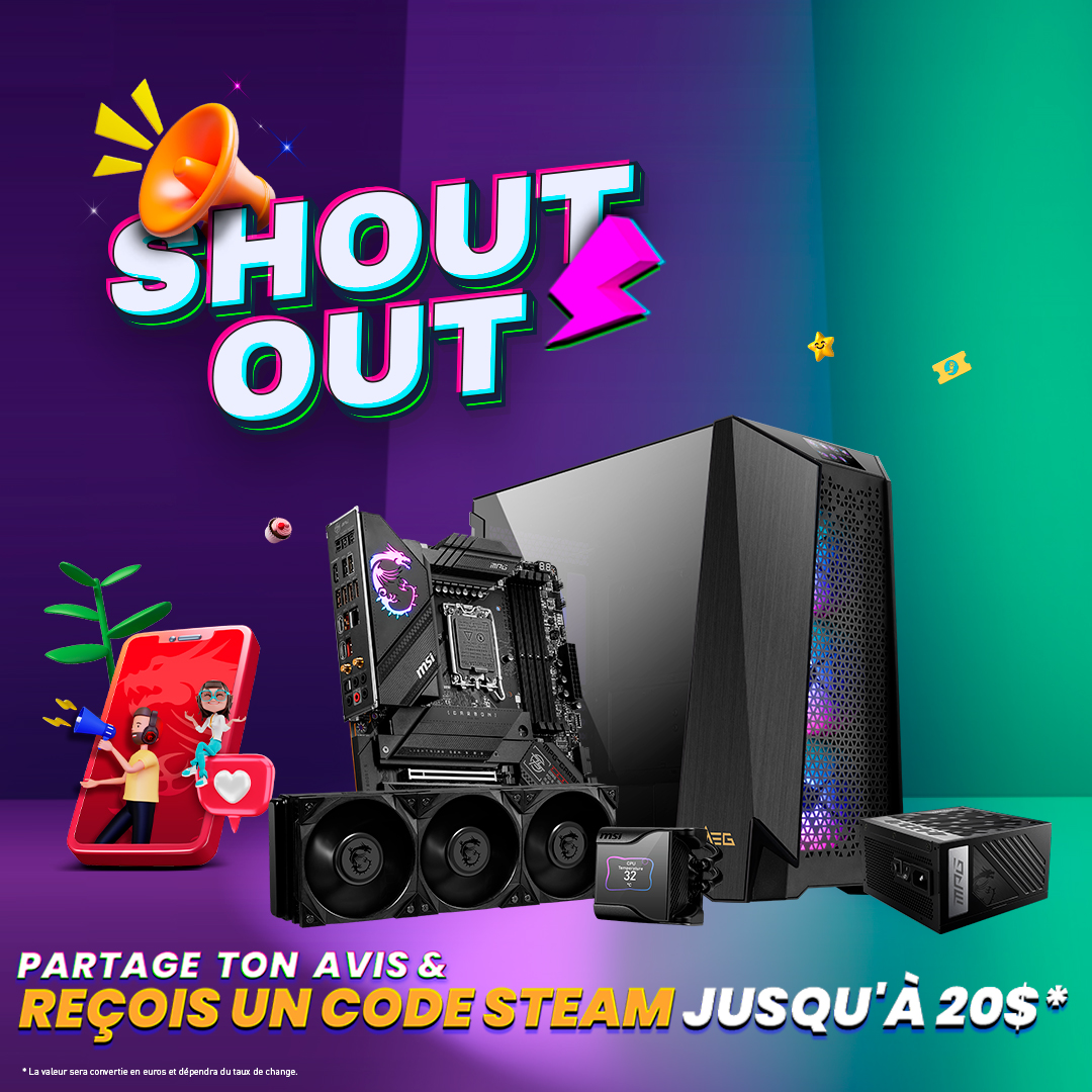 msifrance's tweet photo. 📣 We need you !
Aide les autres passionnés à bien choisir LE produit MSI qui leur correspond en partageant ton retour d'experience !
Tu peux même repartir avec des cadeaux, alors on compte sur toi !
#MSIProductExperience #HonestReviews #ShoutOutforMSI https://t.co/OqdZ97mhcN
