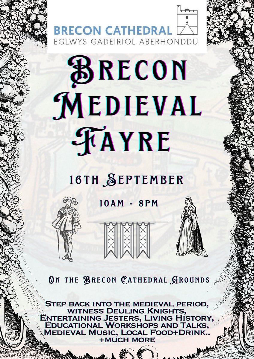 Children, Youth & Families Outreach (@cyfgreatbrecon) on Twitter photo This weekend - Medieval Fayre @CathedralBrecon โ๏ธ #greaterbrecon #medievaltwitter #medieval #MedievalMonday <a href="/swanbreced/">SBeducation</a> <a href="/Swanbrec/">Swansea & Brecon Diocese</a> <a href="/ChurchinWales/">The Church in Wales | Yr Eglwys yng Nghymru</a> #SaturdaySocial #History #Discovery #discover #timetravel #Brecon #cathedral This weekend - Medieval Fayre @CathedralBrecon โ๏ธ #greaterbrecon #medievaltwitter #medieval #MedievalMonday <a href="/swanbreced/">SBeducation</a> <a href="/Swanbrec/">Swansea & Brecon Diocese</a> <a href="/ChurchinWales/">The Church in Wales | Yr Eglwys yng Nghymru</a> #SaturdaySocial #History #Discovery #discover #timetravel #Brecon #cathedral