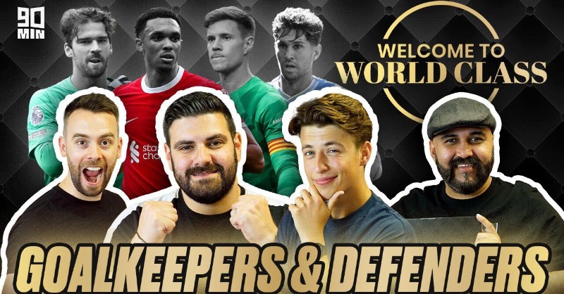 SI_FootballClub's tweet photo. Who is the best defender in the world? π€
Join the crew at 12pm on YouTube as they debate that question and more to kick-off the Welcome to World Class series! π₯
#W2WC | @__scottsaunders | @HarrySymeou | @jacob_culshaw | @GrizzKhan