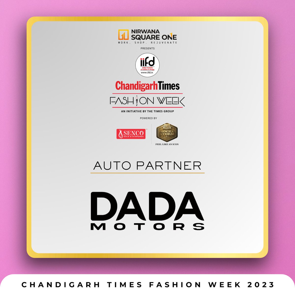 Rev up style at #CTFW2023 with our Auto Partner - Dada Motors. Trusted for 65 years, they're your go-to for luxury cars in Punjab and Chandigarh.
#DadaMotors #Jaguar #CTFWGlam