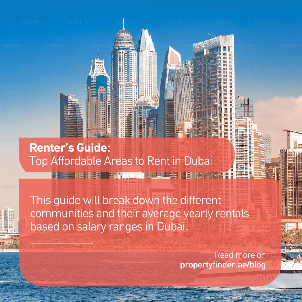 Just landed in Dubai and on the hunt for the perfect rental property? 🏠 Check out our latest article to discover the ideal neighborhoods that match your salary range. 🏙️🇦🇪 Click the link below to dive in. bit.ly/3sJkLa9 PropertyFinder #Blog #Dubai #UAE