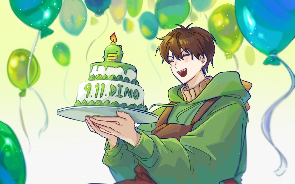 HP_LEEE's tweet photo. #HAPPY_ehdgh141_DAY 
#공룡_생일에_꽃을_피우리
룡님 생일 축하드려요🥳🥳💚 https://t.co/PBE98VrV9L