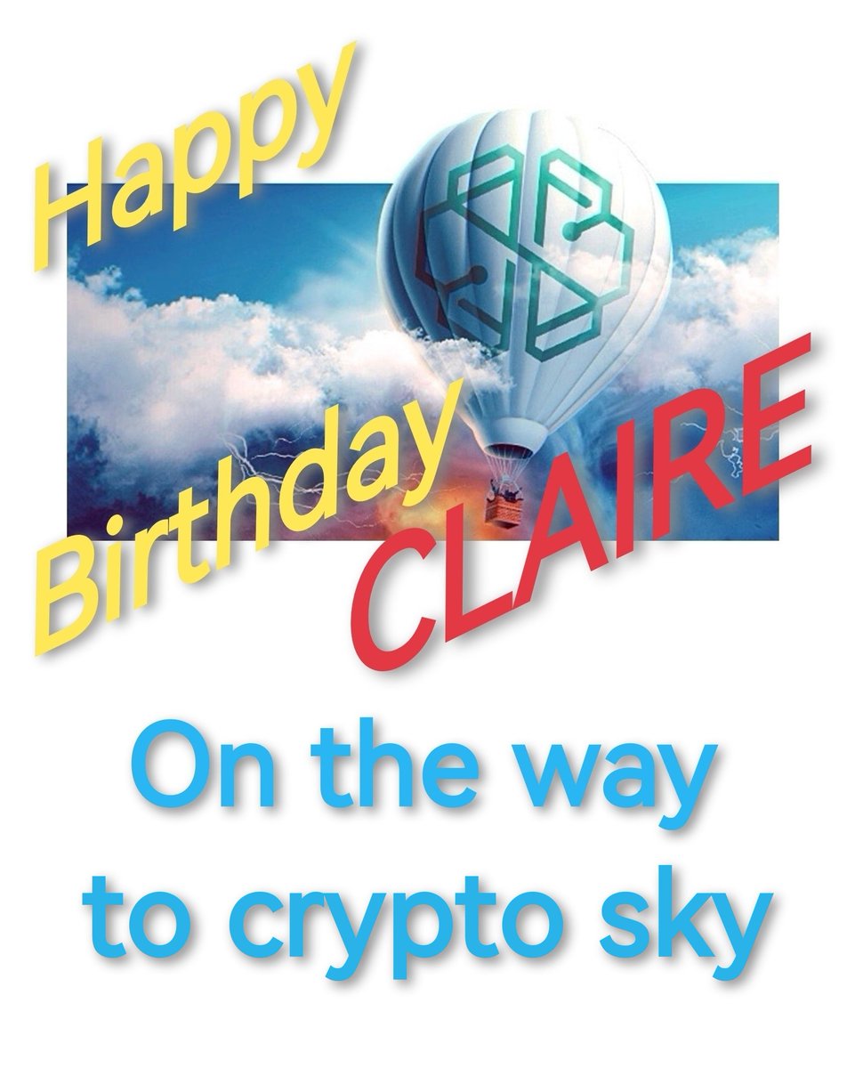 👍💚🎊🎂 Happy birthday and all the best for the future <a href="/Claire_InCrypto/">🟢Claire_InCrypto🟢</a>. 💐🎉
Celebrate beautifully with your family. 🥂🍾😀
#weareswissborg
#NousSommesSwissBorg 
#SwissBorgSuperSeptember 
#SuperSeptember
$CHSB 👉soon $BORG
#CHSB 🔜 #BORG 
#swissborg is the future...