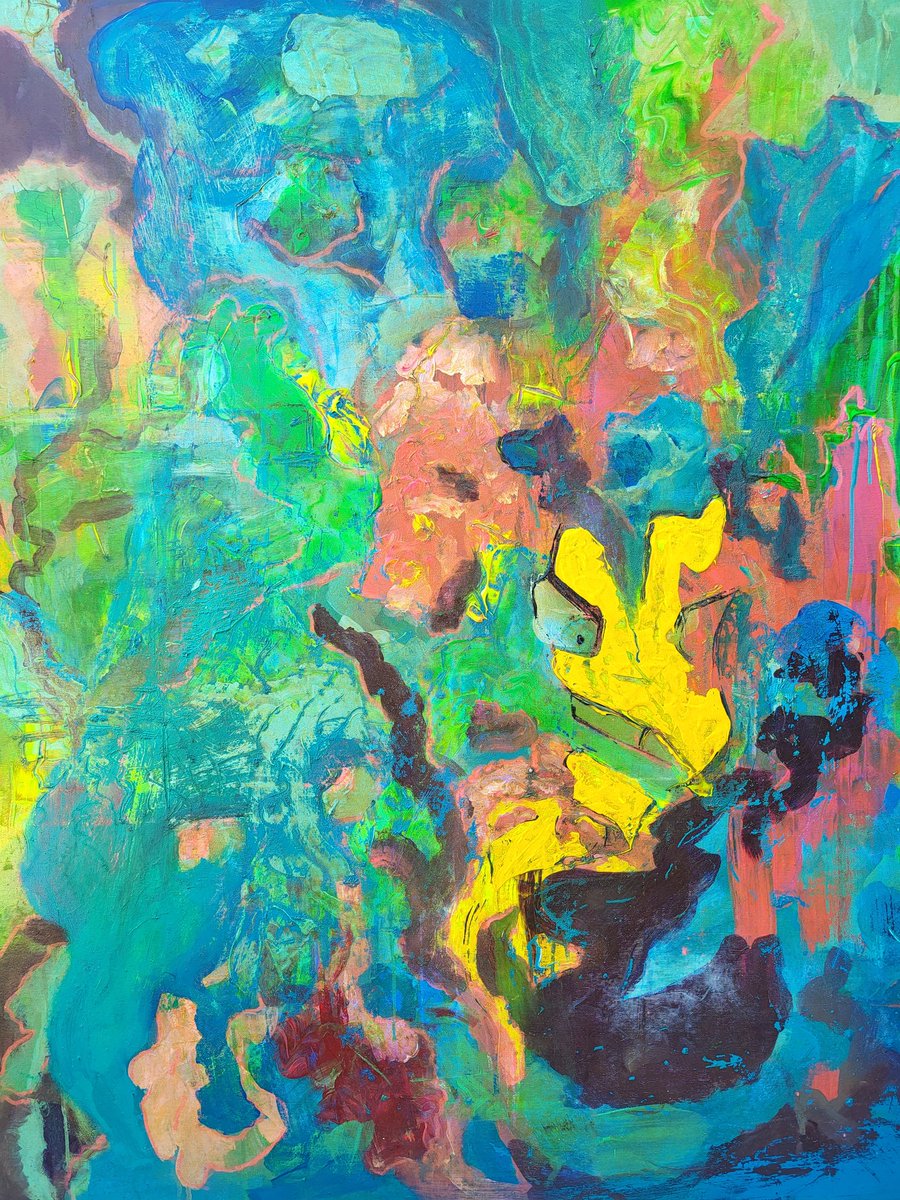 ZoltanGbor1's tweet photo. Pareidolia

2023

Canvas 100×120, mixed technique

#abstractart #abstractpainting #contemporaryart #contemporaryartist #color #colorful #art #dailyart #oilpainting #acrylicpainting #mixttechnique https://t.co/AxXrncTcOX