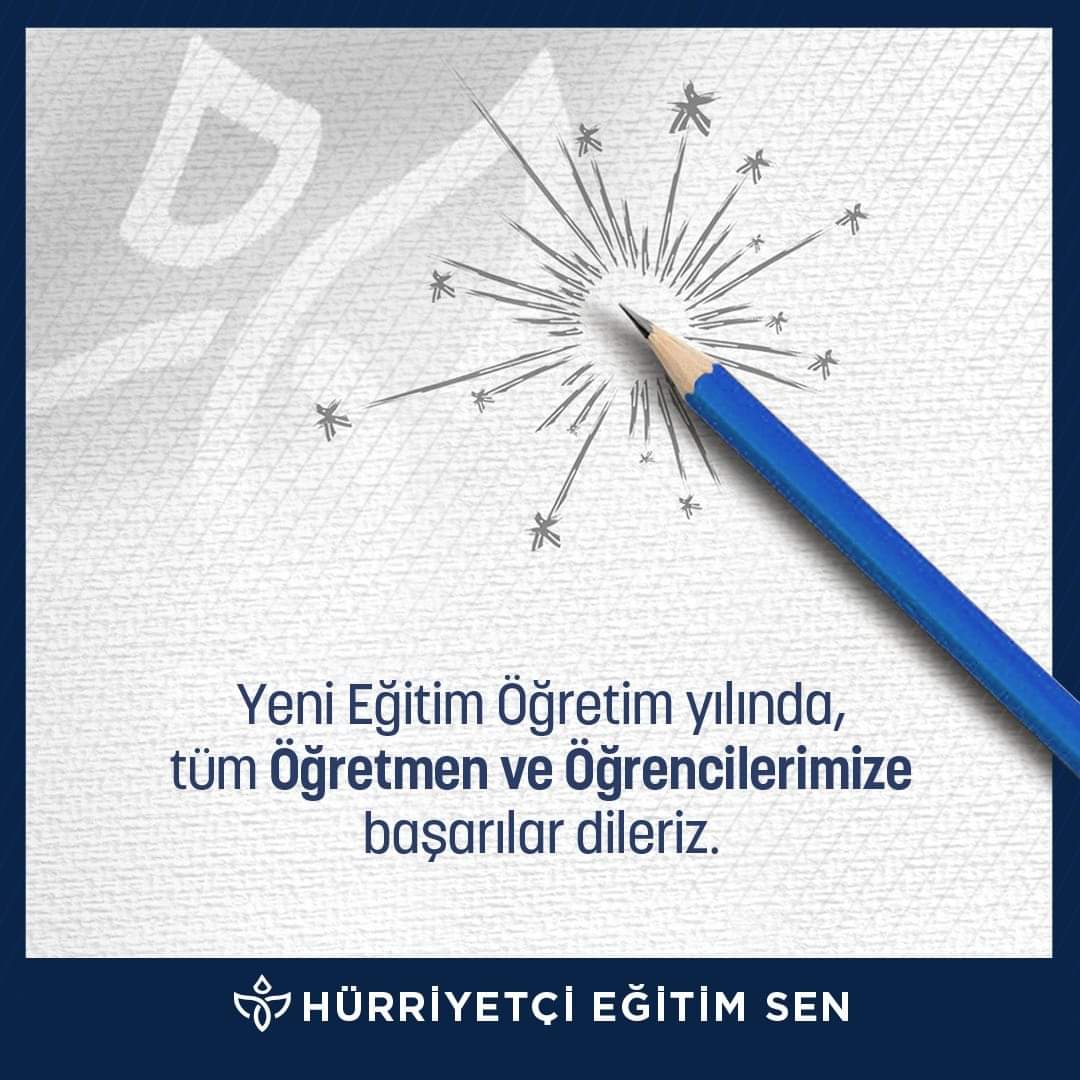 2023-2024 Eğitim Öğretim yılının tüm eğitim çalışanlarına hayırlı olmasını diliyoruz.