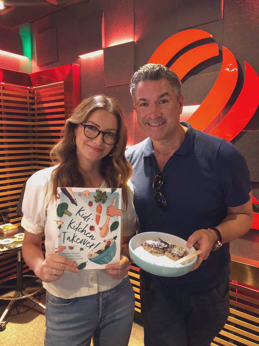 Thank you so much for being fabulous you & kind support JenZ & team @rte2fm for a truly inspiring memorable morning chatting about Kids Kitchen Takeover Cookbook, importance of #kidscooking as a lifeskill for the future, #kidsfood education visiting @healthstores_ie @ViridianNews