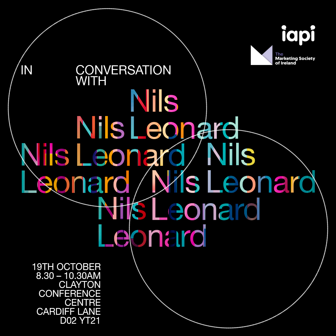 📣 “In conversation with Nils Leonard” - October 19th at The Clayton Conference Centre at 8:30am. 📣 

We have a new date for our event with <a href="/IAPI_Updates/">IAPI</a> 
 and <a href="/nilsleonard/">Nils Leonard</a>, so don’t miss out!

eventbrite.ie/e/in-conversat…