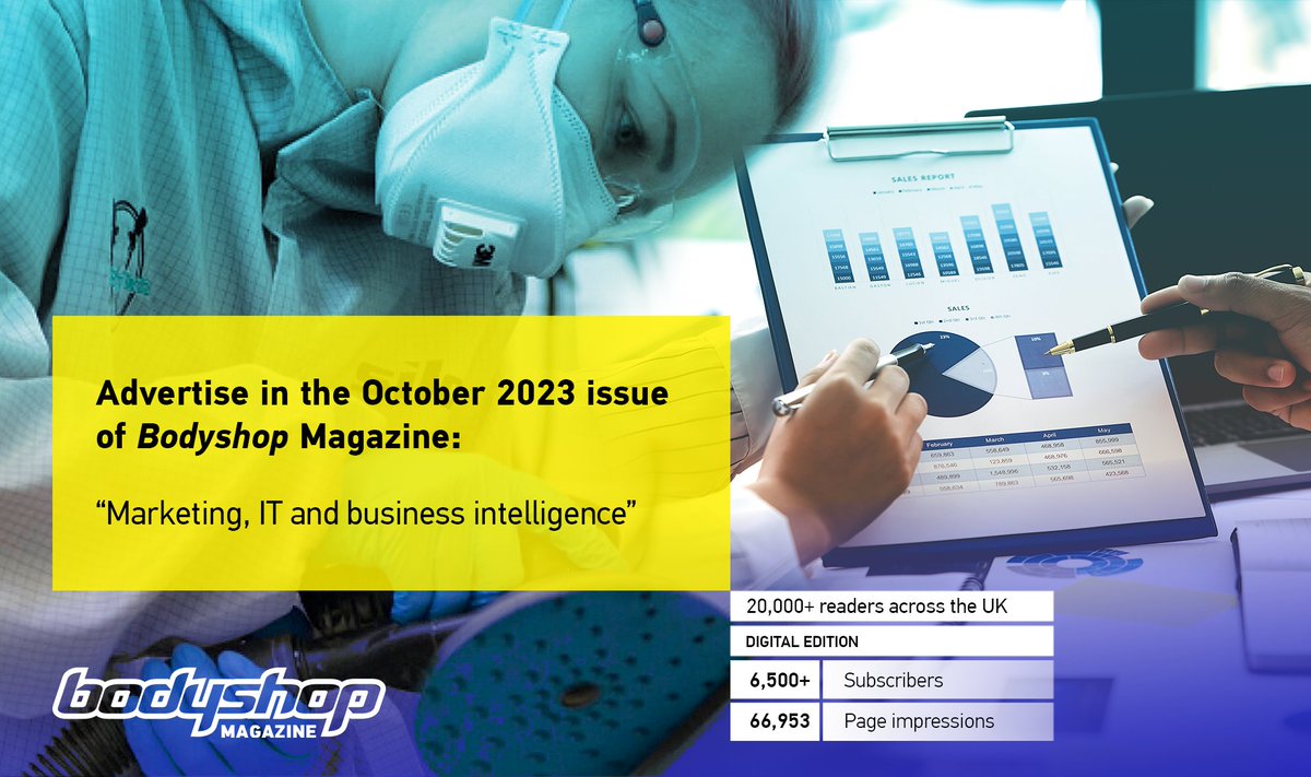 bodyshopmag's tweet photo. π Elevate your brand by #advertising in our October 2023 issue focusing on "#Marketing, #IT, and #BusinessIntelligence". πDownload our 2023 #MediaGuide at https://t.co/AsmDWNvgMc. Contact Suzie Scott at 07545 068455 or suzie@bodyshopmag.com to secure your advertising space now. https://t.co/O9XDi0KiWM