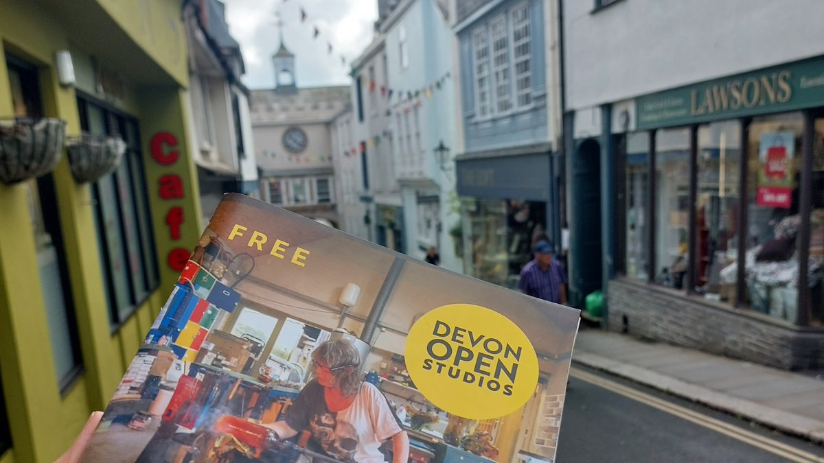 There are over 15 studios and spaces in and around Totnes which are welcoming visitors as part of Devon Open Studios.🎨The event runs until 24 September and studios are free to visit. Head to devonopenstudios.co.uk to get opening and location details. #devonopenstudios #devonart