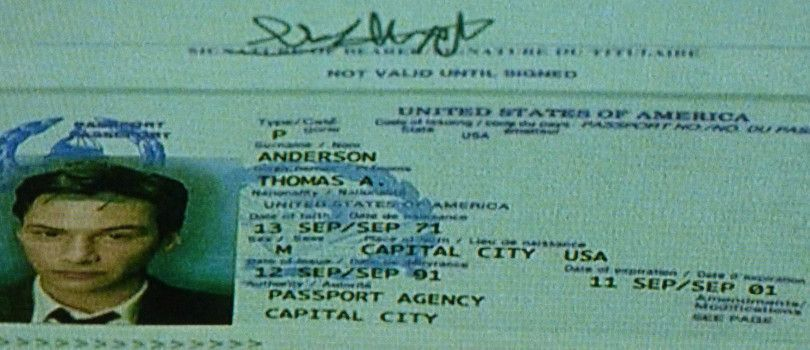 CineCalendar's tweet photo. Sept 11th 2001 - Neo's passport expires.

📽️📅 The Matrix (1999) https://t.co/5MjjegRxE4