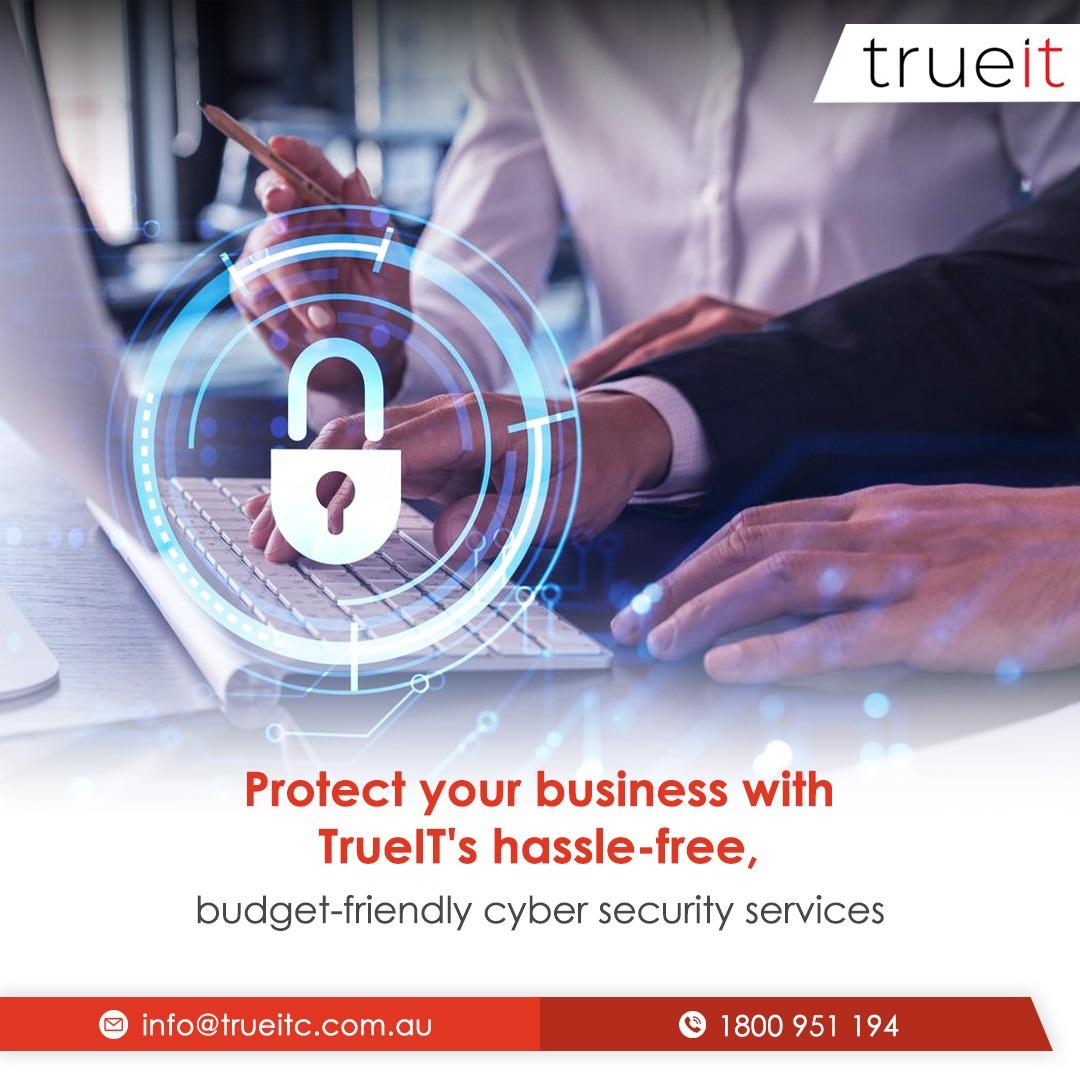 TrueitC's tweet photo. TrueIT offers hassle-free and budget-friendly cyber security services that will keep your business safe from those pesky cyber threats. ππ
Contact us right away to learn more about our amazing cyber security services!
#TrueIT #cybersecurity #ITinfrastructure #sydney https://t.co/CaaFWbISej