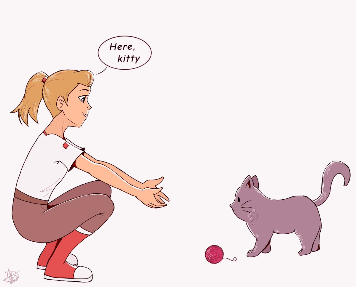 a_small_cretur's tweet photo. kitty <3 
#SPop #fanart #catradora #Catra #adora #comic https://t.co/hXYhI5T8z8