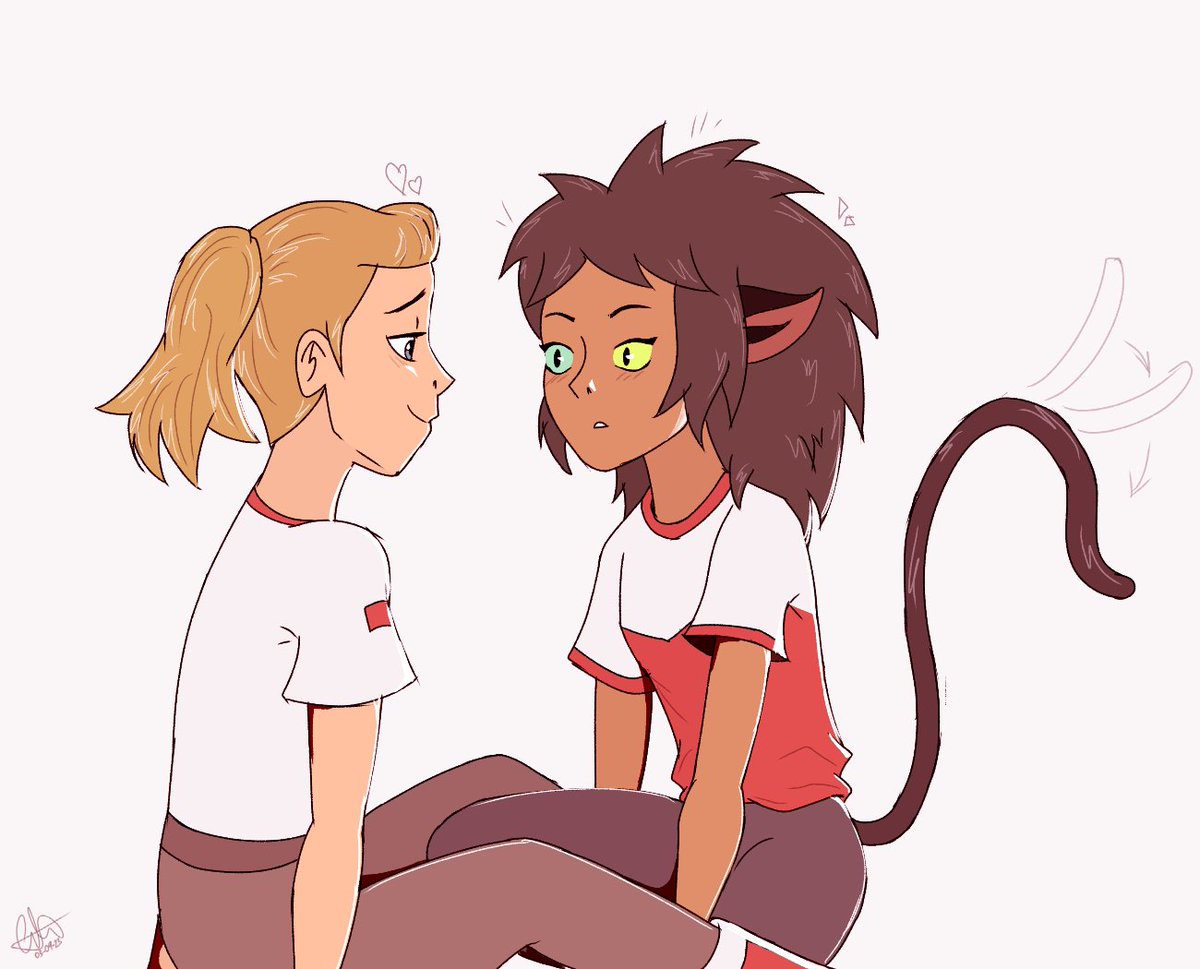 kitty <3 
#SPop #fanart #catradora #Catra #adora #comic