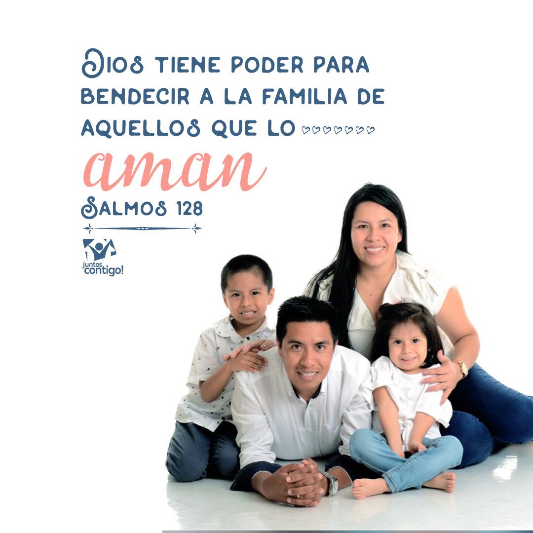 #RPSP | Salmo 128

Solo es feliz aquel que teme a Jehová y anda en sus caminos. 

Será feliz en su trabajo y le irá bien.

Será bendecido con su esposa y sus hijos. 

Tendrá paz permanente en su corazón. 

#PrimeroDios