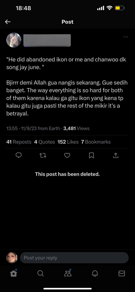 salsabs_'s tweet image. For my Indonesia iKONIC followers

abonded = terikat
abandoned = ditinggalkan

please don't spread false rumors
luckily she's alr deleted her tweet

let's make peace, no war 🙏🏻🙏🏻🙏🏻