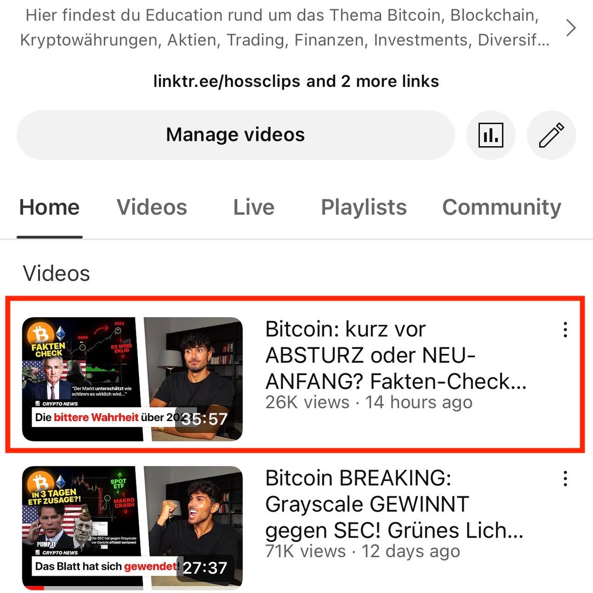 gm, wer hat schon das neue video gesehen? 👀