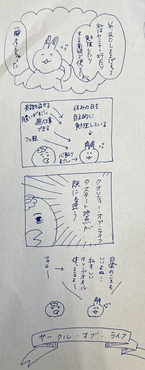 [クオリティオブライフ]
今日の更新はおまけ漫画 