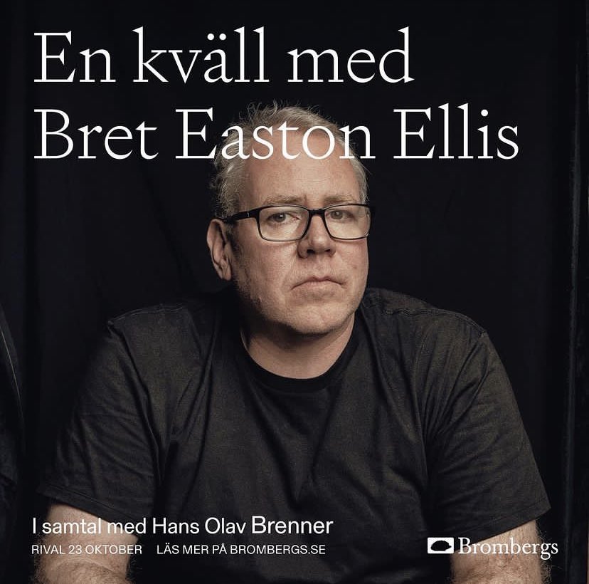 BILJETTSLÄPP BRET EASTON ELLIS

Nu på onsdag 13/9 kl. 11:00 släpps biljetterna till Bret Easton Ellis framträdande på Rival i Stockholm den 23 oktober, ett samtal mellan Bret och Hans Olav Brenner. Försäljningen sker via billetto.se