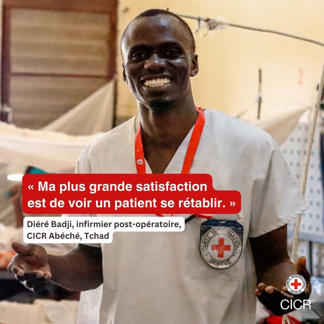 CICR_Afrique's tweet photo. On commence cette semaine avec Diéré, notre collègue à Abéché, au Tchad.

Et vous, c'est quoi votre plus grande satisfaction ?

#AvecLeCoeur https://t.co/IG1kYMU5sF