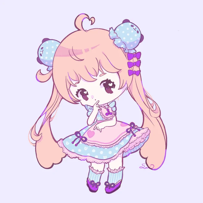 パンダメイド#illustration #イラスト 