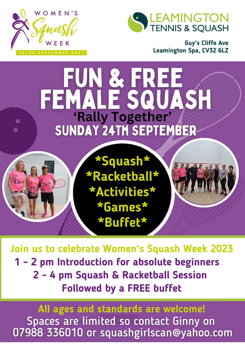 Leamington Squash (@leamsquash) on Twitter photo 