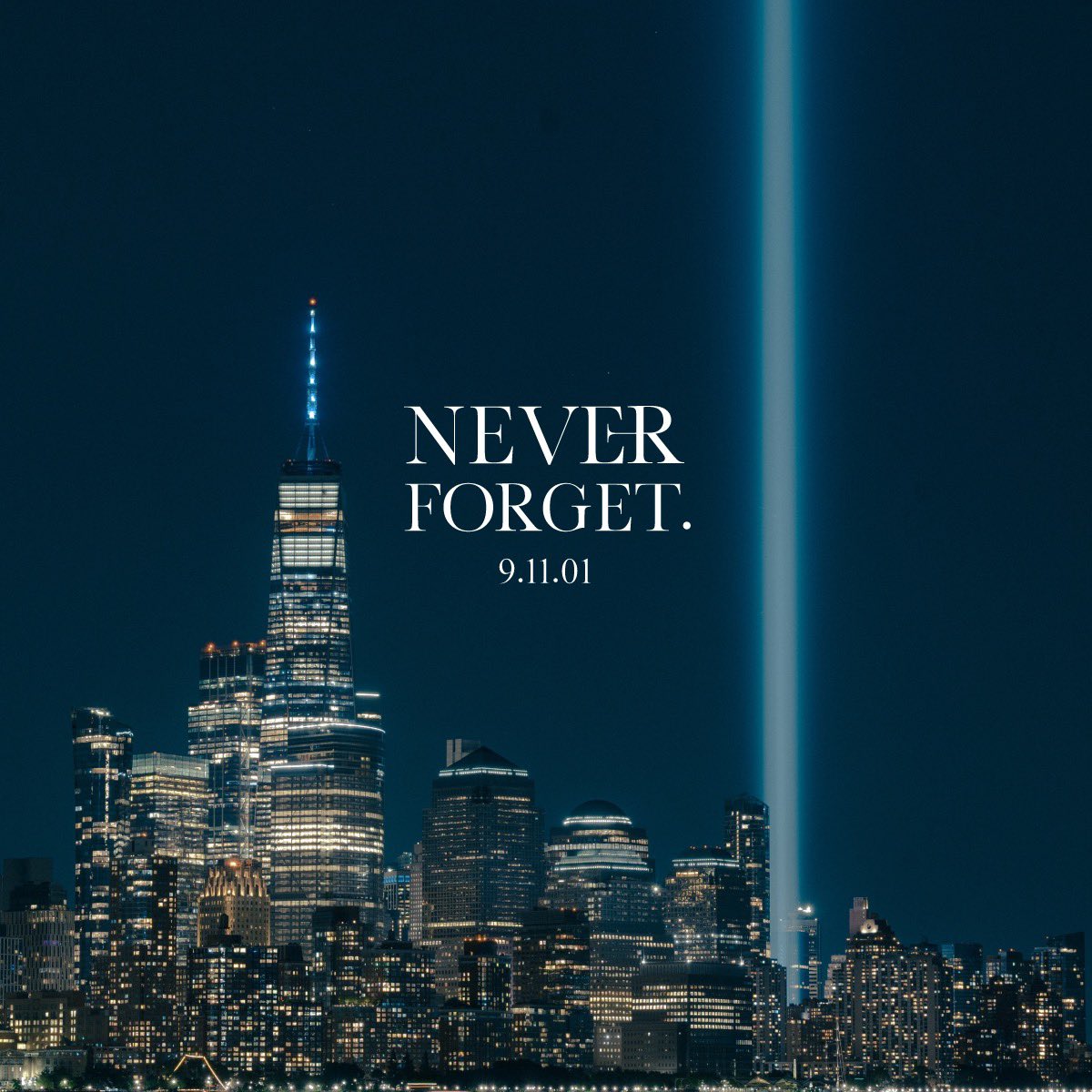 Today, Americans will again pause to remember the 2,977 lost on 9/11 and their Families. Their memory will live on in the hearts of the American people forever and We Will #NeverForget or fail to Honor the Heroes forged that day and every day since defending our Nation.