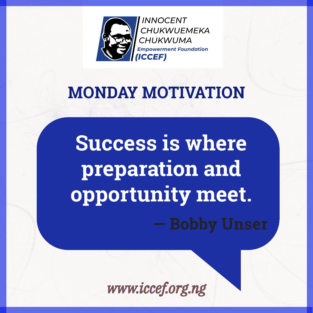 #MondayMotivation

Opportunities don't wait around. Today they're here, tomorrow they might be gone. So, keep learning and be ready. Life is all about getting ready for what's next. Each moment prepares us for what comes after. So, when a chance shows up, grab it.