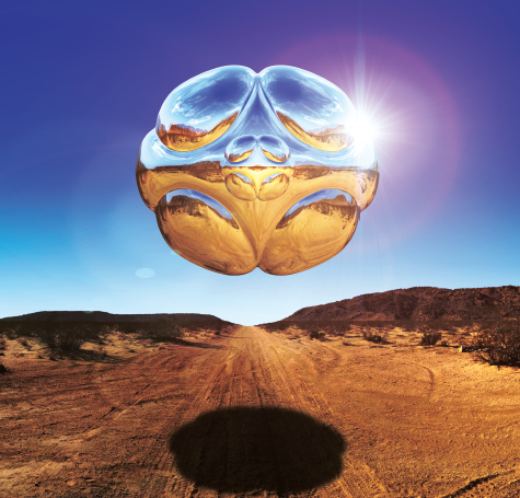 pinkfloyd's tweet image. Here are some images from Metallic Spheres In Colour, coming from The Orb and David Gilmour on September 29th (on LP, CD, and digital including Dolby Atmos and 360RA), which uses the artwork of designer Simon Ghahary. For more about his work, visit ghahary.com