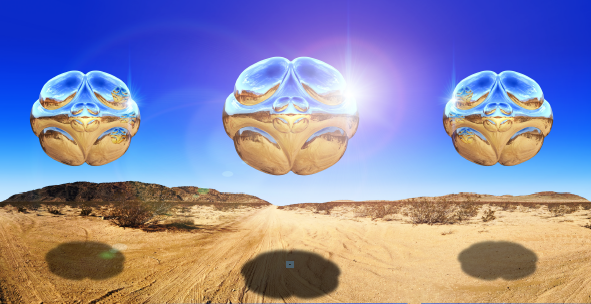 pinkfloyd's tweet image. Here are some images from Metallic Spheres In Colour, coming from The Orb and David Gilmour on September 29th (on LP, CD, and digital including Dolby Atmos and 360RA), which uses the artwork of designer Simon Ghahary. For more about his work, visit ghahary.com