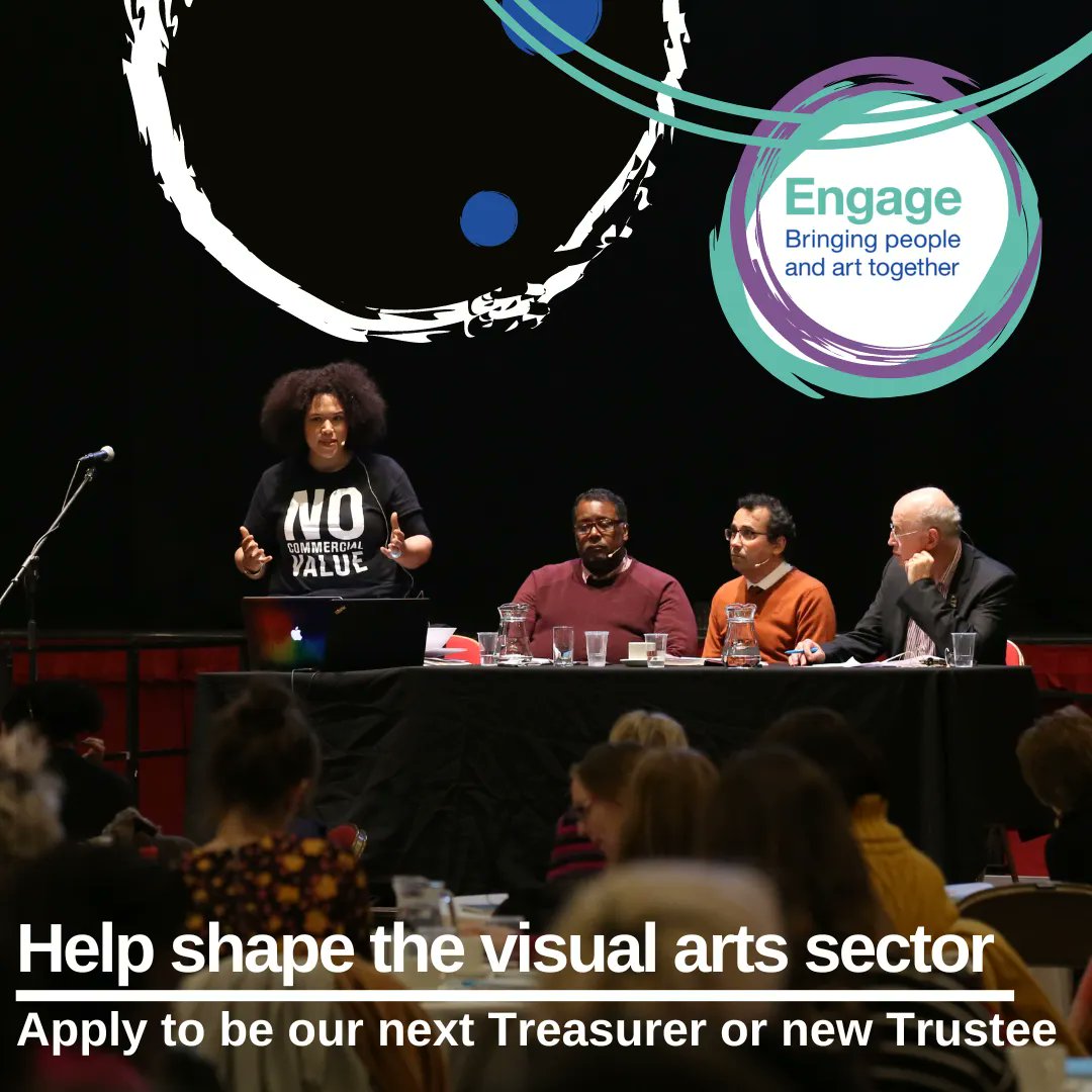 Engage, the National Association for Gallery Education, is seeking new Trustees to join our Board in November 2023 including a Treasurer. We welcome applications from anyone passionate about the visual arts and how they can enrich lives.