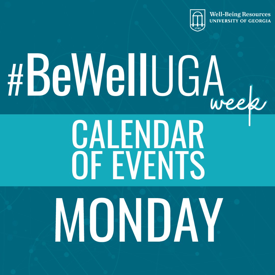 UGAHealthCenter's tweet photo. It's day one of #BeWellUGA Week! We're kicking this week off with Dogs and Donuts from 9AM-12PM in Tate Breezeway. Tonight, join Avery Smith and Heads up for Harry in an interactive panel experience  at 6pm in Tate Grand Hall! #BeWellUGA #uga https://t.co/wzGk948Jd0