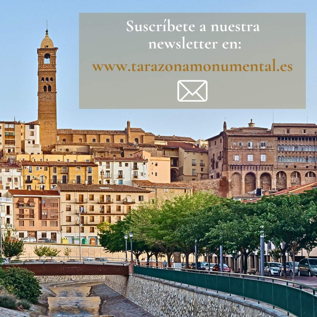 🧐 ¿Quieres estar al día de las actividades y descubrir las maravillas de Tarazona?

🤩 ¡No te pierdas ninguna novedad de la Fundación Tarazona Monumental! 

🗞 Suscríbete a nuestra newsletter y conoce todas las actividades que organizamos.
tarazonamonumental.es/#newslettertar…