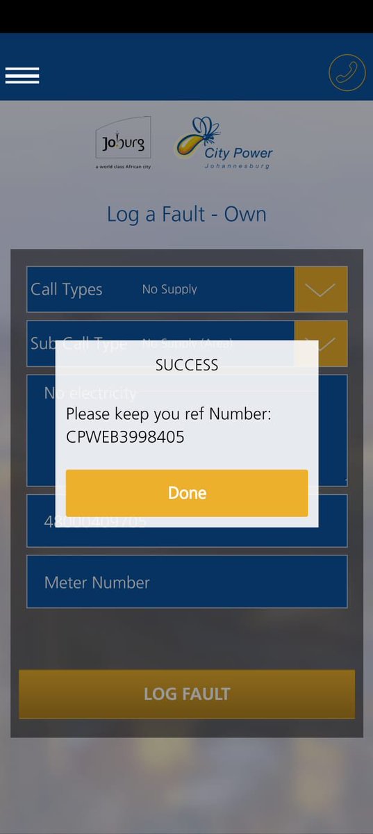 MamfaJane's tweet image. Hi @CityPowerJhb you had a team working at the Knoppiesdoring substation in #RandparkRidge, as the team left the power tripped to the whole area. Please could you investigate asap? Ref: CPWEB3998394, CP3058696, CPWEB3998364.@DavidWard126